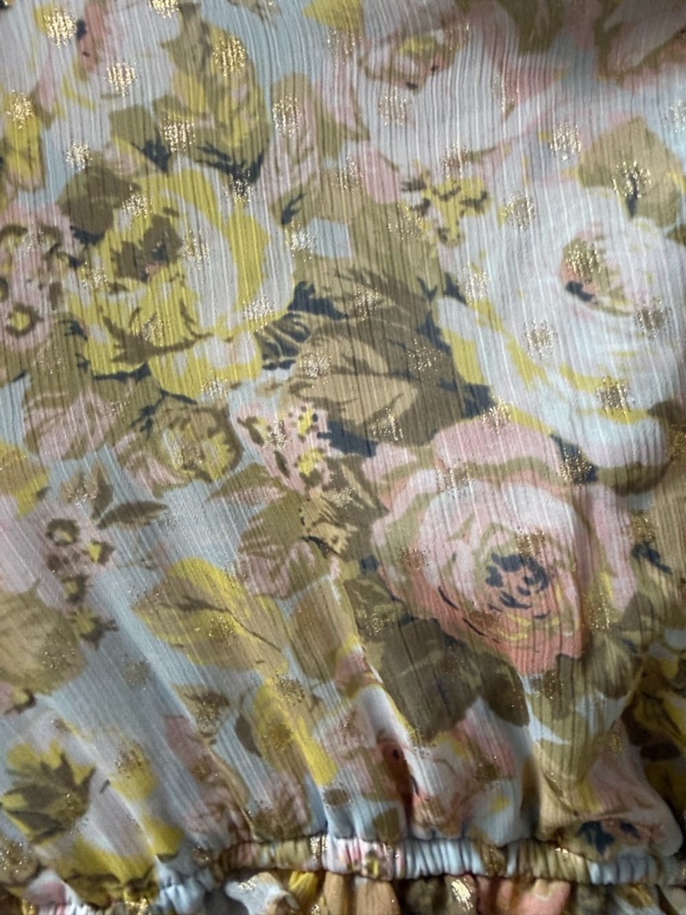 LC Lauren Conrad Floral Dress XXL – Cottagecore Romantic Summer Garden - Picture 4 of 6